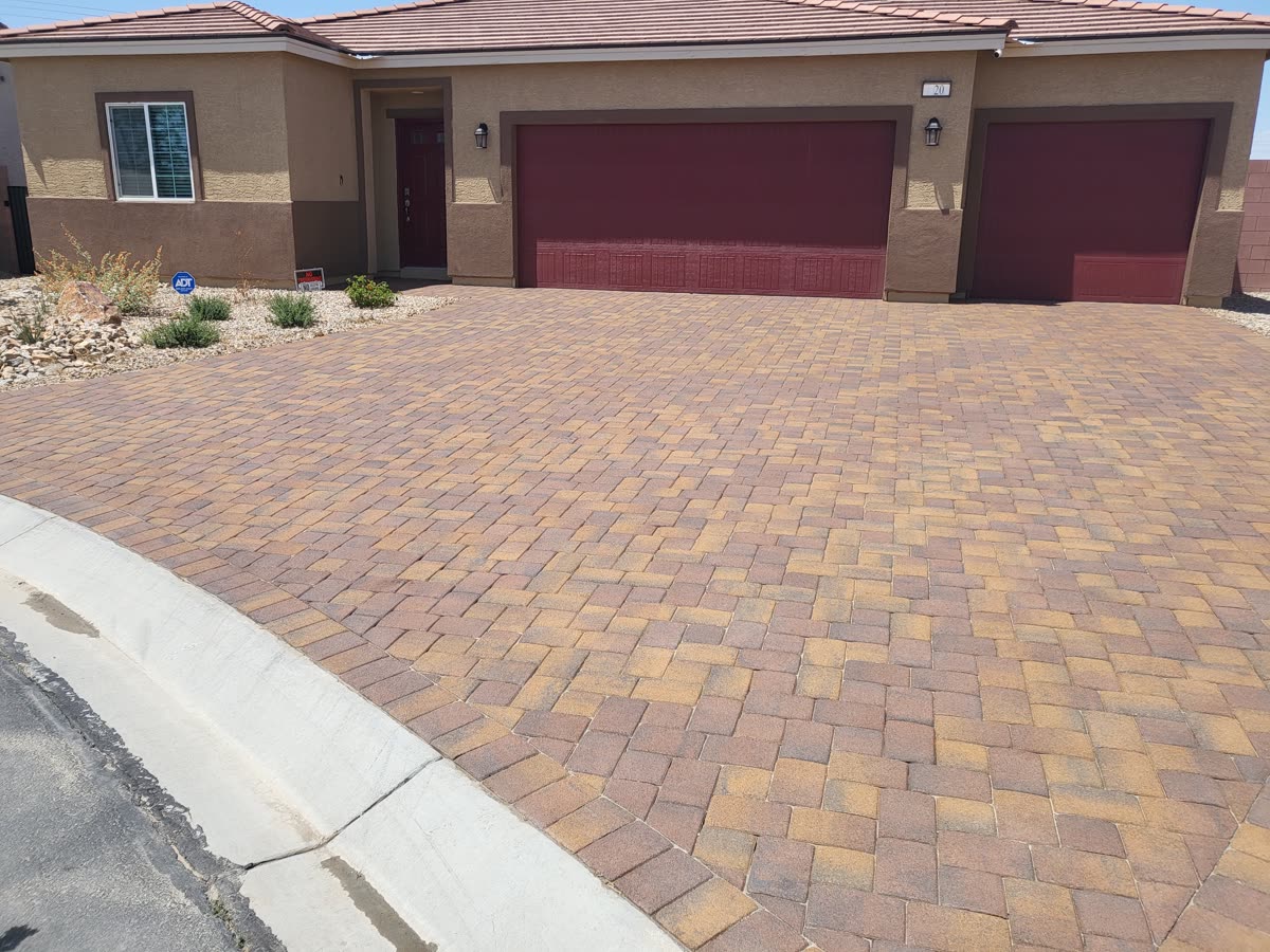Paver Sealing Vegas Pahrump project